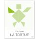 Affiche LA TORTUE The Turtle - 50 x 40 cm - Vert - Tangraf