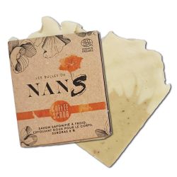 Savons artisanaux exfoliant " Coffe Scrub " senteur litsée citronnée - Lot de 2