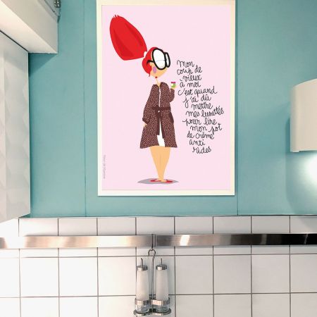 Affiche humoristique " Coup de Vieux " - 21 x 29,7 cm