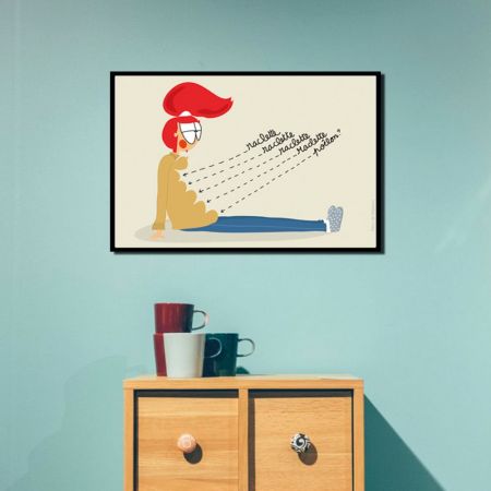 Affiche humoristique " Raclette " - 21 x 29,7 cm