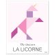 Affiche " LA LICORNE " The Unicorn - 50 x 40 cm - Rose - Tangraf
