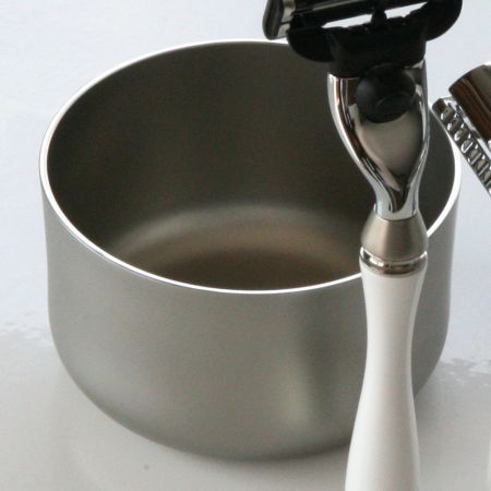 Bol de rasage de Luxe - Inox Satiné