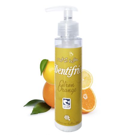 Dentifrice artisanal bio - Citron & Orange