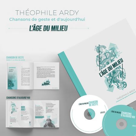 Histoire médiévale contée "Madie et la stèle du savoir" en livre CD et album "L'âge du milieu"