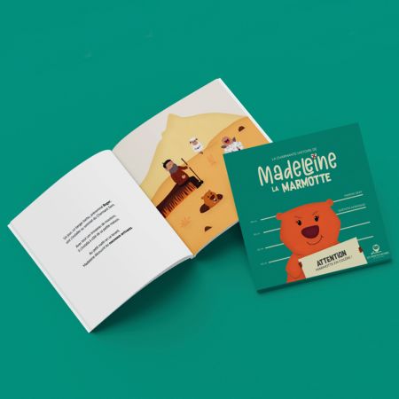 Livre pour enfant " Madeleine la marmotte "