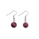 Boucles d'oreilles agate rose - Nuances au choix