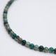 Collier de perles en agate mousse - Vert