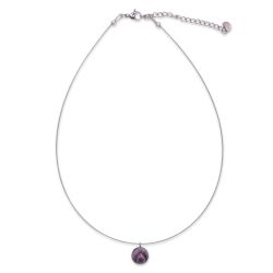 Pendentif améthiste violette - Nuances au choix